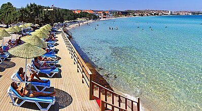 Altin Yunus Apart Hotel Havuz / Deniz