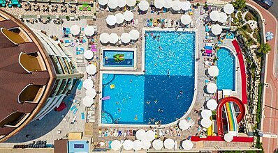 Asia Beach Resort & Spa Havuz / Deniz