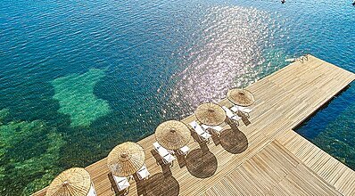 Cape Bodrum Beach Resort Havuz / Deniz