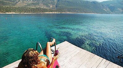 Club Çapa Hotel Havuz / Deniz