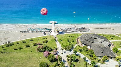 Pemar Beach Resort Hotel Havuz / Deniz