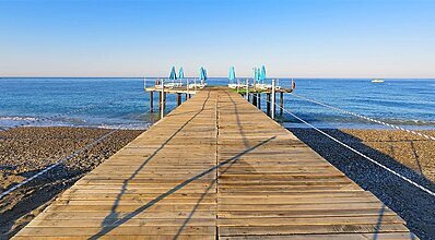 Pemar Beach Resort Hotel Havuz / Deniz